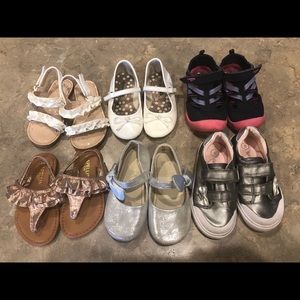 8c girls shoe lot!